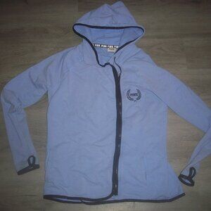 womens "PINK" Victoria's Secret hooded sweatshirt.zip up.size small